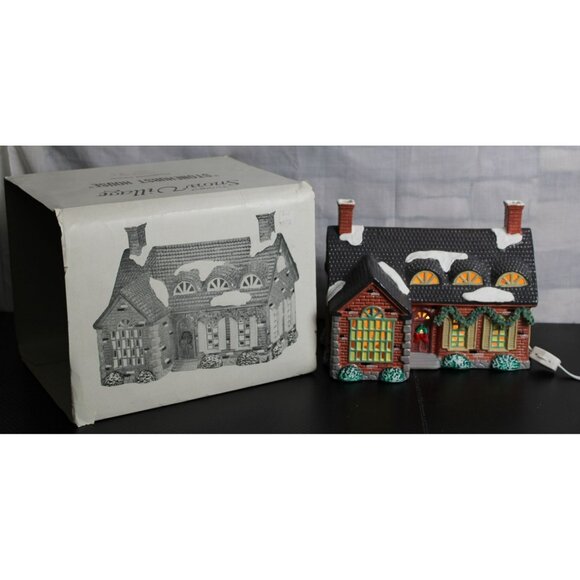"The Original Snow Village Stonehurst House" Dept. 56 - Hand Painted Ceramic - Picture 1 of 7